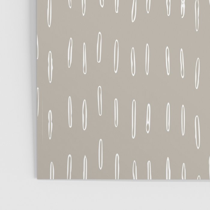 Boho Prints, Raindrops, Beige, Minimalism, Abstract Art Poster Gallery Image 3