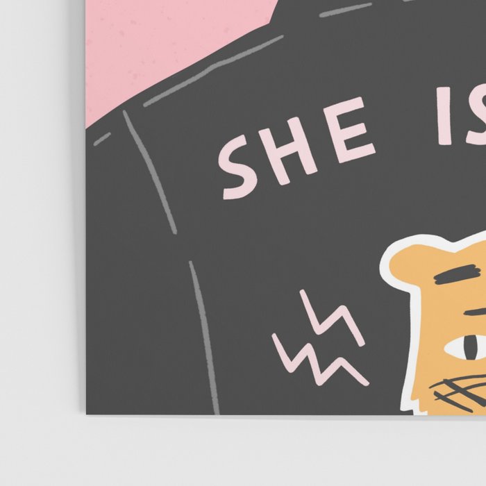 She is Fierce Pink Poster Gallery Image 3