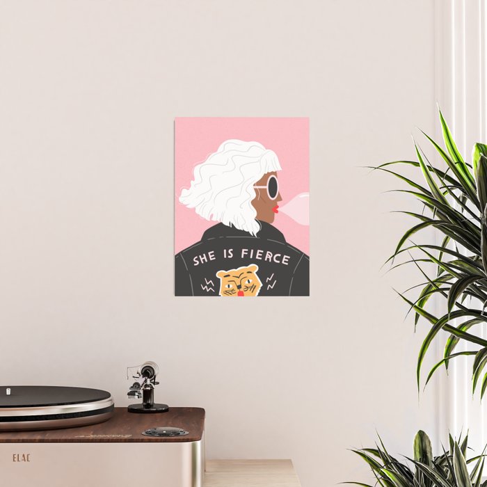 She is Fierce Pink Poster Gallery Image 2