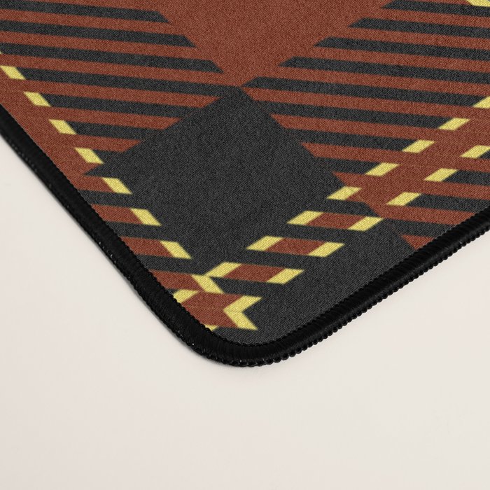 midge's tartan 4 Desk Mat Gallery Image 4