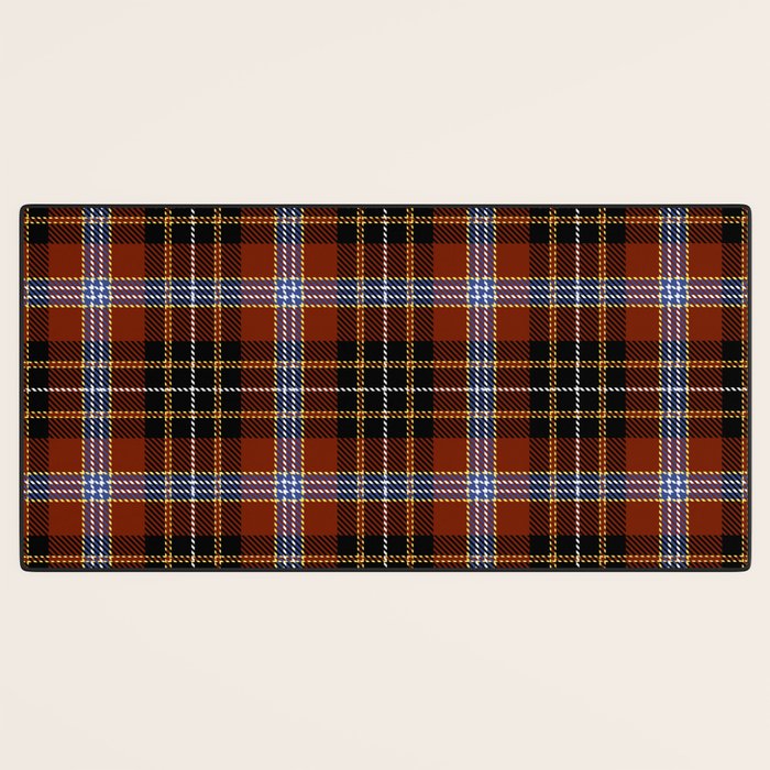 midge's tartan 4 Desk Mat Gallery Image 3