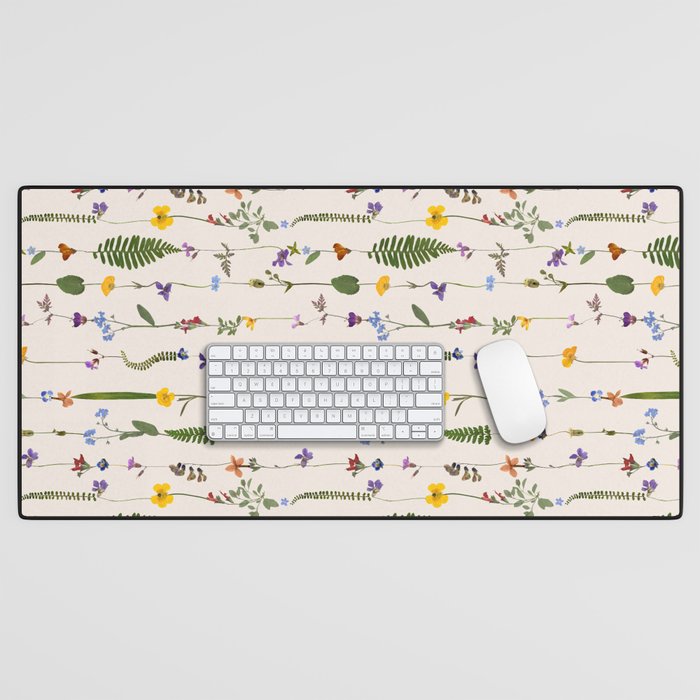 Pressed Florals Desk Mat Gallery Image 1