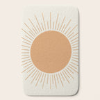 Sun Ray Mid-century Bath Mat Gallery Image 2