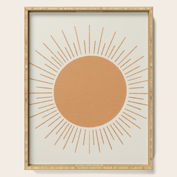 Sun Ray Mid-century Serving Tray Gallery Image 1