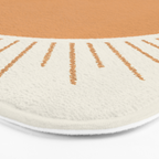 Sun Ray Mid-century Bath Mat Gallery Image 3