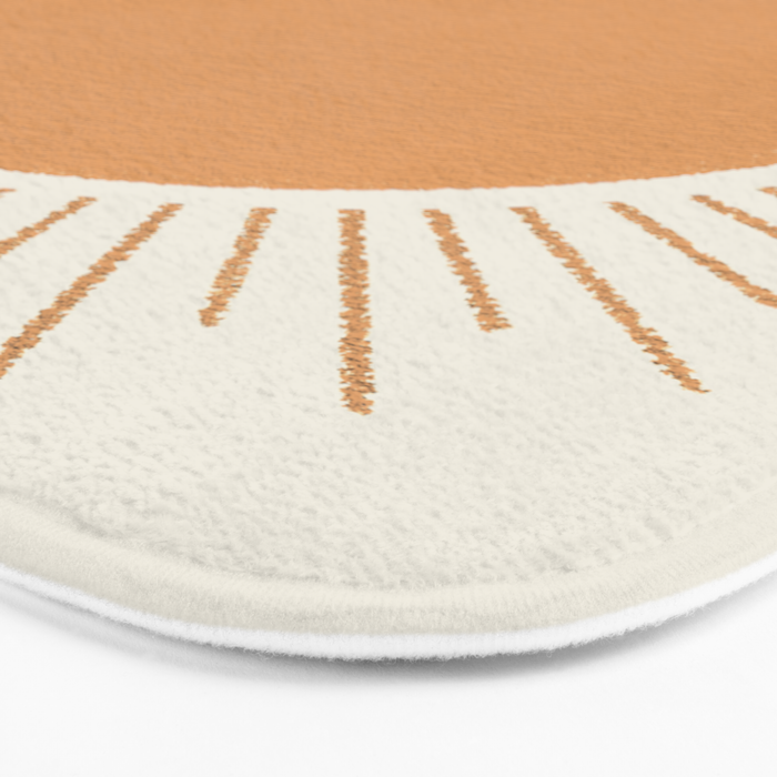 Sun Ray Mid-century Bath Mat Gallery Image 3