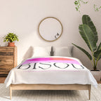 'BISOU' Vibrant Minimal French Love kiss Art Comforter Gallery Image 3