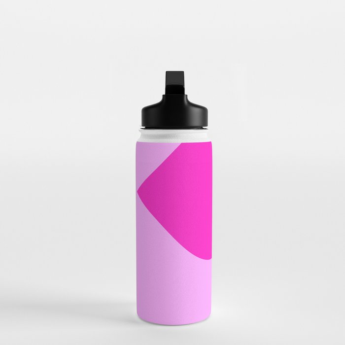 'BISOU' Vibrant Minimal French Love kiss Art Water Bottle Gallery Image 3