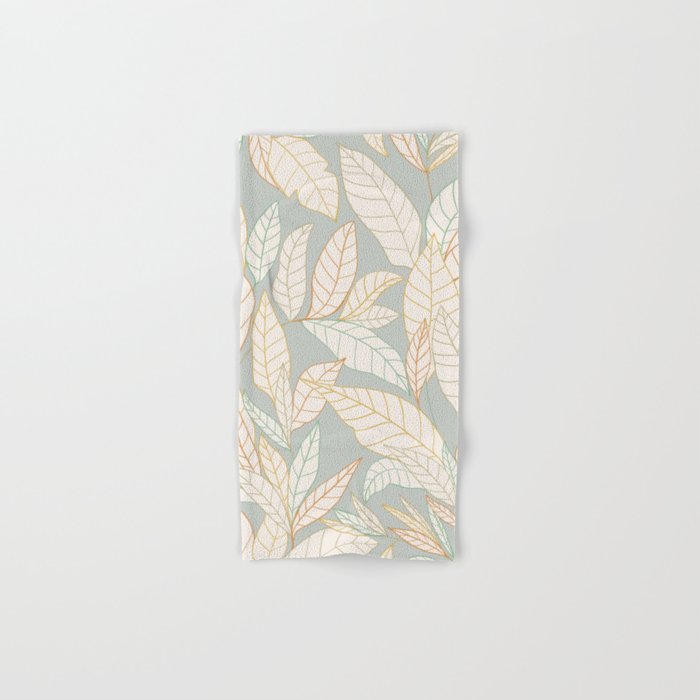 Leaves and lines I Bath Towel Gallery Image 1