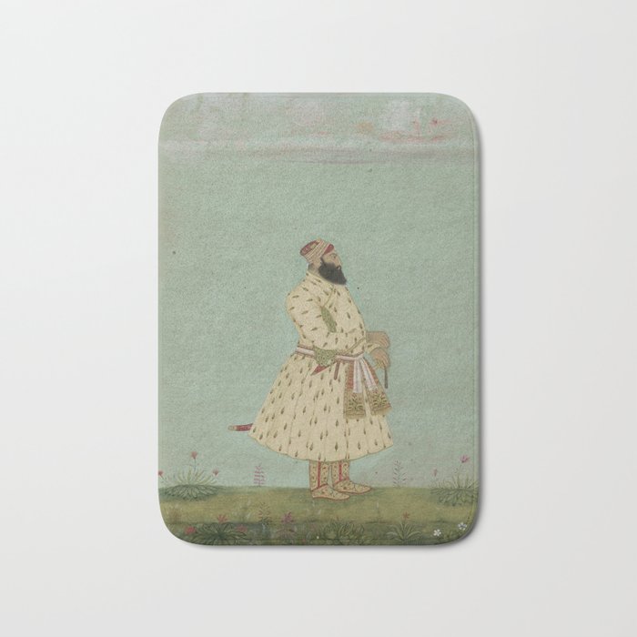 Mughal Indian Painting Illustration Bath Mat Gallery Image 1
