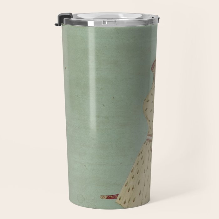 Mughal Indian Painting Illustration Travel Mug Gallery Image 3