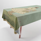 Mughal Indian Painting Illustration Tablecloth Gallery Image 1