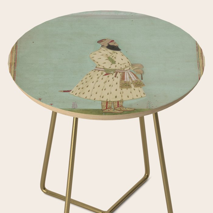 Mughal Indian Painting Illustration Side Table Gallery Image 2