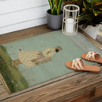 Mughal Indian Painting Illustration Outdoor Rug Gallery Image 2