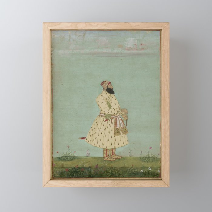 Mughal Indian Painting Illustration Mini Art Print Gallery Image 1