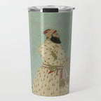 Mughal Indian Painting Illustration Travel Mug Gallery Image 1