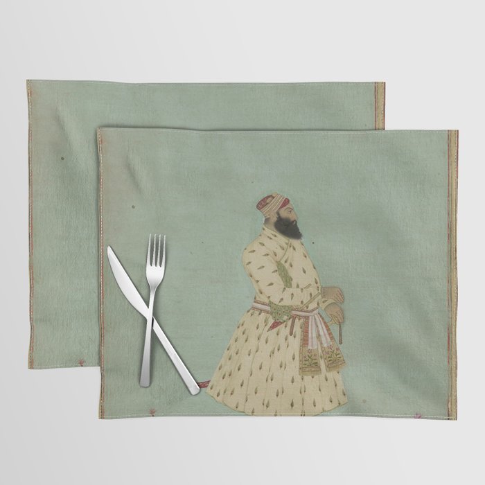 Mughal Indian Painting Illustration Placemat Gallery Image 1