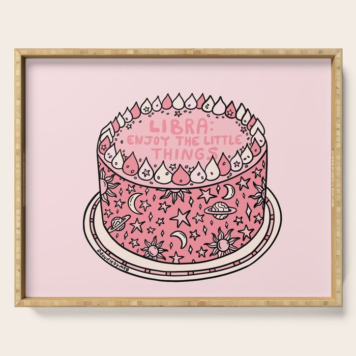 Libra Cake Serving Tray Gallery Image 1