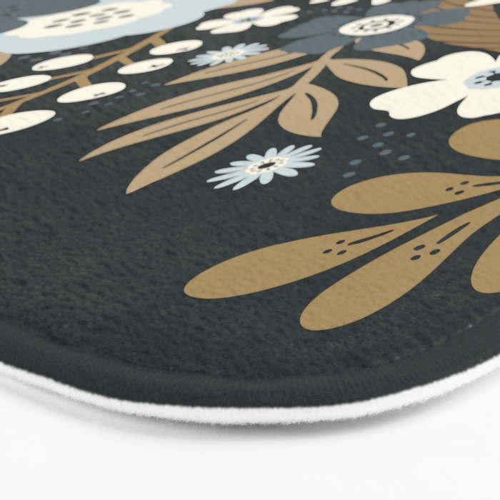 Fall Floral Botanicals Bath Mat Gallery Image 3