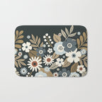 Fall Floral Botanicals Bath Mat Gallery Image 1
