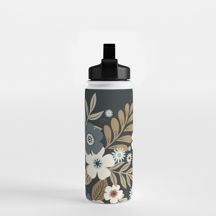 Fall Floral Botanicals Water Bottle Gallery Image 2