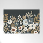 Fall Floral Botanicals Welcome Mat Gallery Image 1
