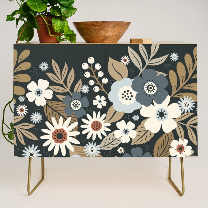 Fall Floral Botanicals Credenza Gallery Image 1
