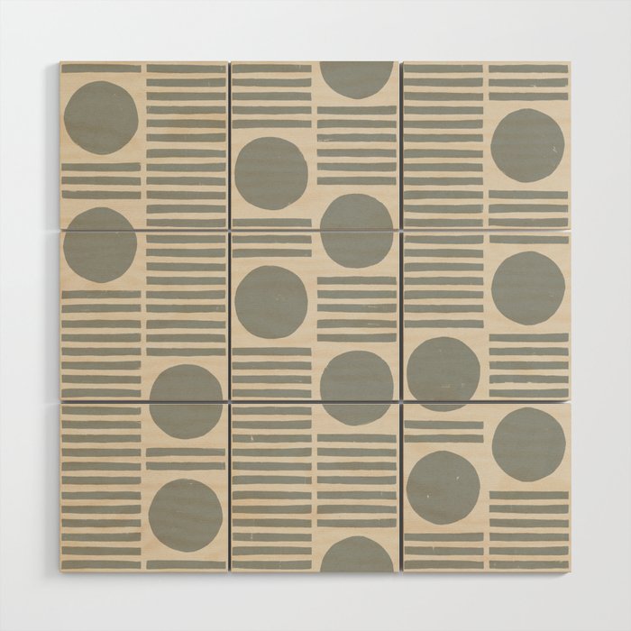 Simple Pattern #2 Wood Wall Art Gallery Image 1