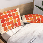Fun Geometry - Mid-century abstract Pillow Sham Gallery Image 2