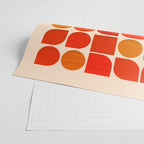 Fun Geometry - Mid-century abstract Wrapping Paper Gallery Image 2