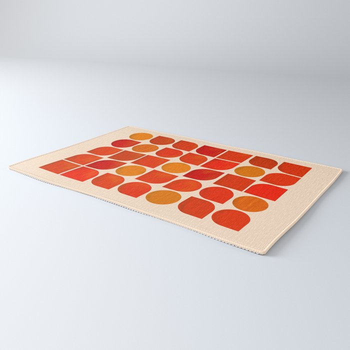 Fun Geometry - Mid-century abstract Rug Gallery Image 3