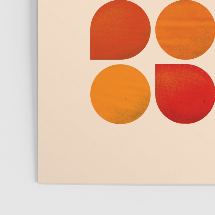 Fun Geometry - Mid-century abstract Poster Gallery Image 3