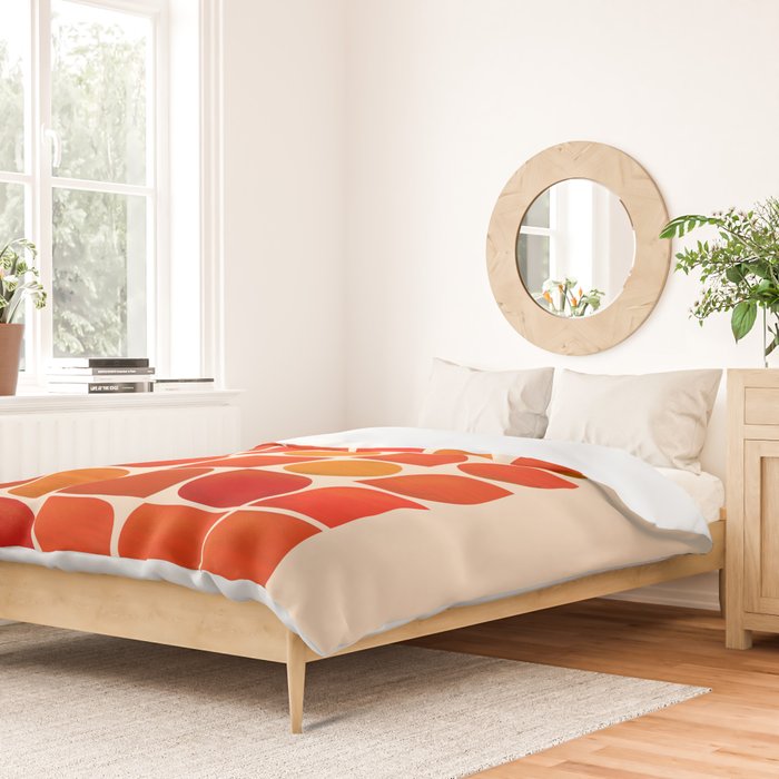 Fun Geometry - Mid-century abstract Duvet Cover Gallery Image 2