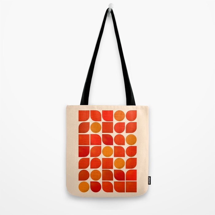 Fun Geometry - Mid-century abstract Tote Bag Gallery Image 2