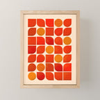 Fun Geometry - Mid-century abstract Mini Art Print Gallery Image 1