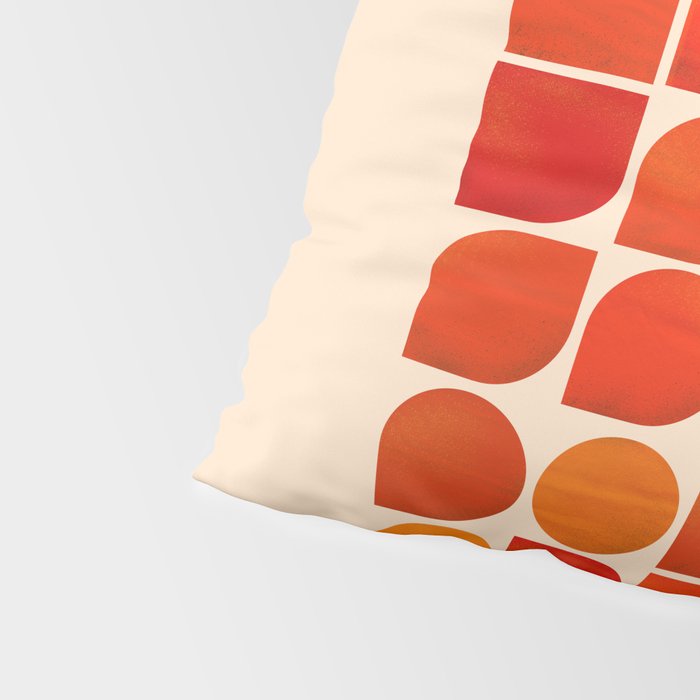 Fun Geometry - Mid-century abstract Pillow Sham Gallery Image 4