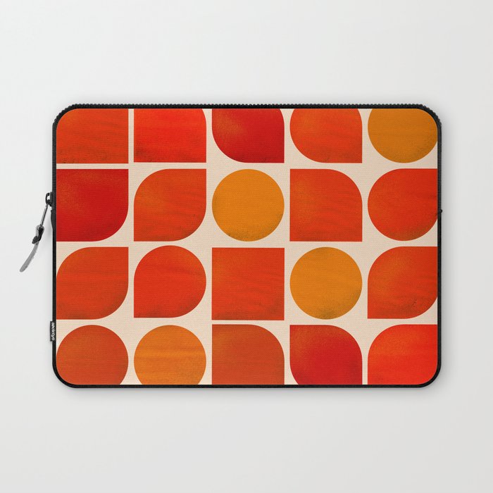 Fun Geometry - Mid-century abstract Laptop Sleeve Gallery Image 1