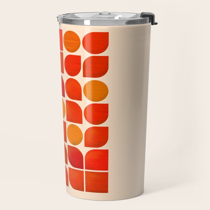 Fun Geometry - Mid-century abstract Travel Mug Gallery Image 2