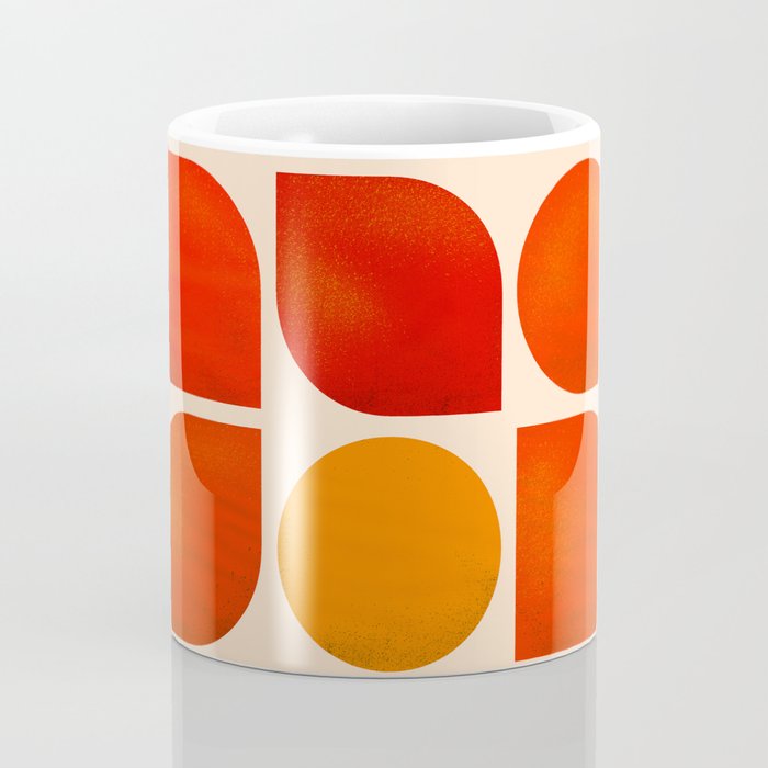 Fun Geometry - Mid-century abstract Coffee Mug Gallery Image 4