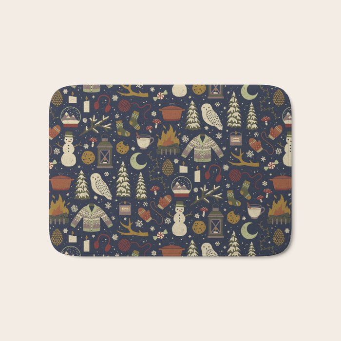 Winter Nights Bath Mat Gallery Image 1
