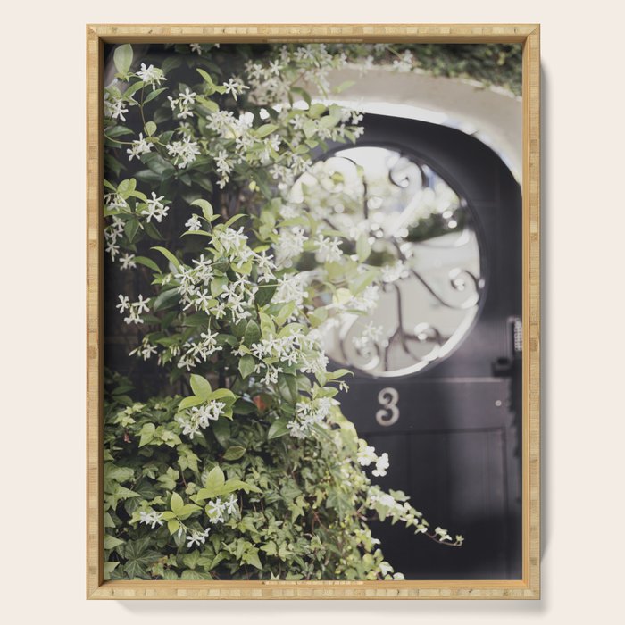 Charleston Courtyard, No. 1 x Charleston South Carolina Photography Serving Tray Gallery Image 1