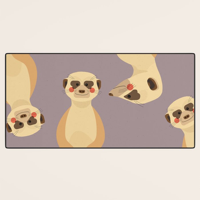 Meerkat, Animal Portrait Desk Mat Gallery Image 3