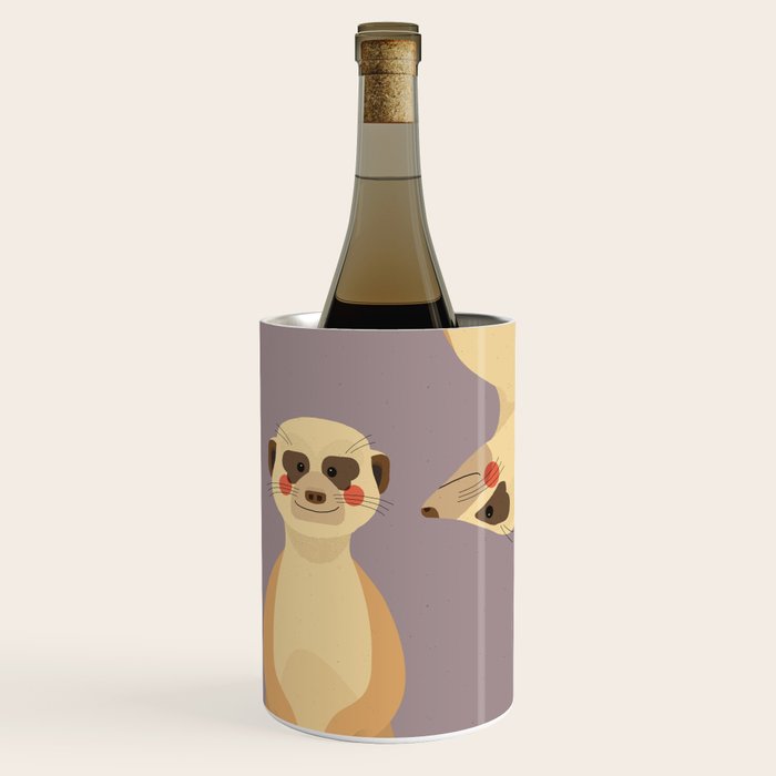 Meerkat, Animal Portrait Wine Chiller Gallery Image 1