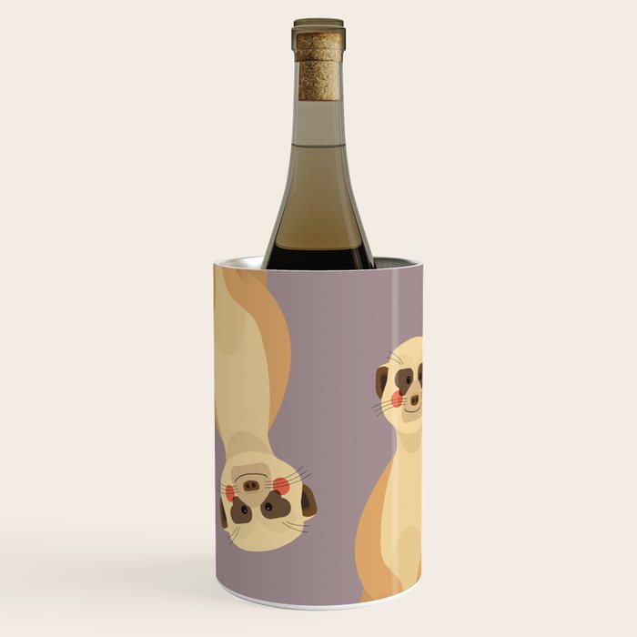 Meerkat, Animal Portrait Wine Chiller Gallery Image 2