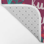 Merry F*cking Christmas - Maroon Bath Mat Gallery Image 2