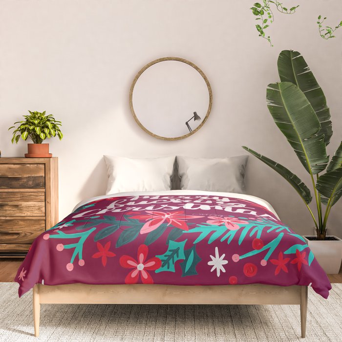 Merry F*cking Christmas - Maroon Comforter Gallery Image 3