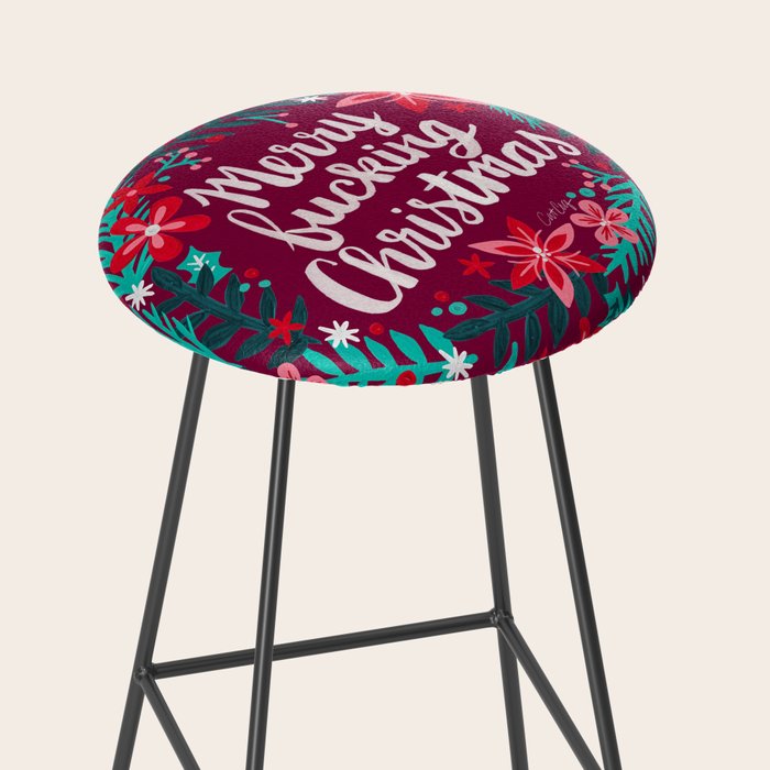 Merry F*cking Christmas - Maroon Stool Gallery Image 2