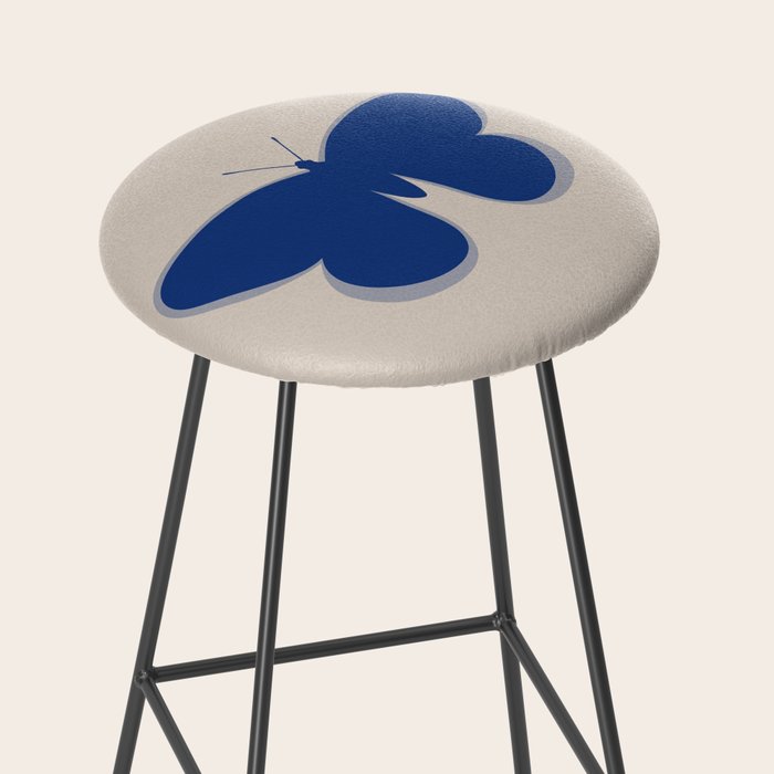 Butterfly Single in Blue and Stone Stool Gallery Image 2