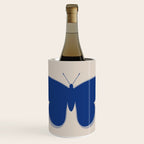 Butterfly Single in Blue and Stone Wine Chiller Gallery Image 1