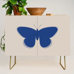 Butterfly Single in Blue and Stone Credenza Gallery Image 1
